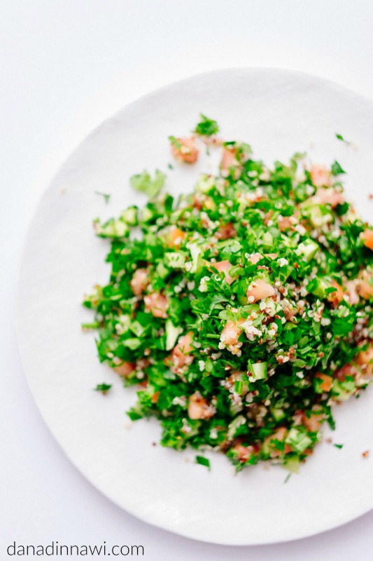 tabbouleh plate