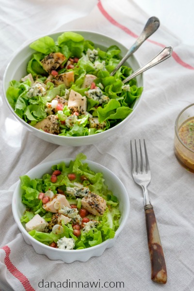 pomegranate chicken salad