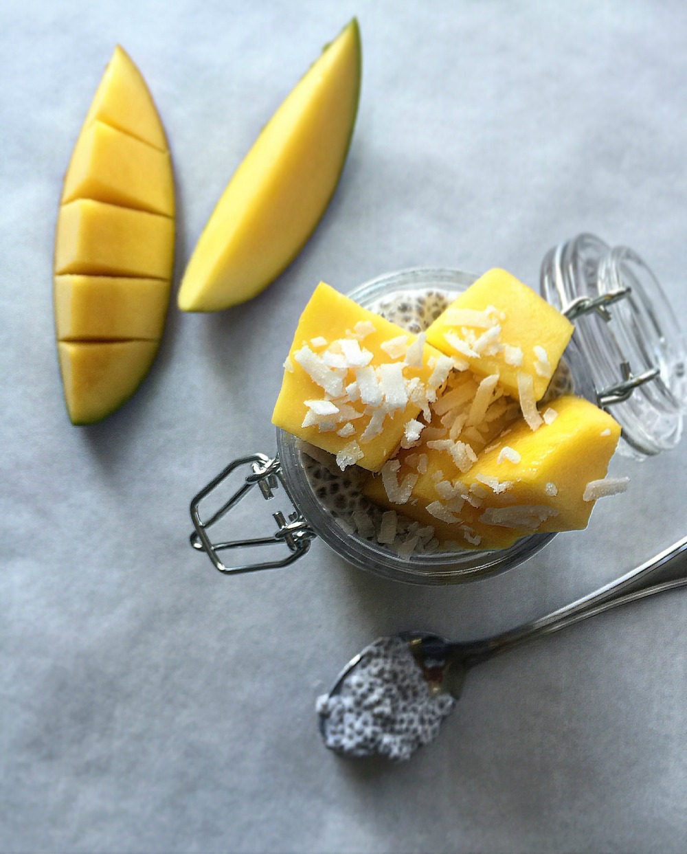 Breakfast: Mango Chia Pudding